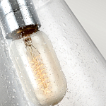 Бра с плафоном в форме колокола из прозрачного стекла с пузырьками Feiss варинант исполнения - 5 | Loft Concept в Ульяновске