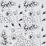 Плитка с узором Граффити 3 варинант исполнения - 1 | Loft Concept в Ульяновске