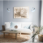 Подвесной светильник со стеклянном плафоном в форме бокала Kaleido варинант исполнения - 22 | Loft Concept в Ульяновске