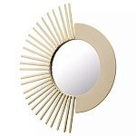 Зеркало-солнце круглое с золотистыми лучами SunMoon  варинант исполнения - 1 | Loft Concept в Ульяновске
