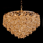 Люстра каскадная с подвесками в форме колец Galaxy of Light варинант исполнения - 1 | Loft Concept в Ульяновске