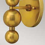 Бра с белым матовым стеклянным плафоном и тремя декоративными шарами Hinkley варинант исполнения - 8 | Loft Concept в Ульяновске