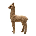 Декоративная статуя с мягкой шерстью Brown Alpaca варинант исполнения - 2 | Loft Concept в Ульяновске