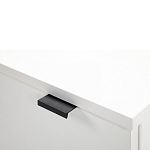 Тумба прикроватная белая с ящиками Strict Lines варинант исполнения - 4 | Loft Concept в Ульяновске