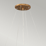 Люстра подвесная золотого цвета с металлическим сетчатым основанием и стеклянными каплевидными подвесками Hinkley варинант исполнения - 11 | Loft Concept в Ульяновске