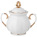 Чайный сервиз из фарфора со стразами на 6 персон 15 предметов Shine Porcelain варинант исполнения - 2 | Loft Concept в Ульяновске