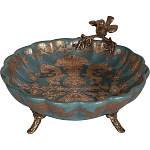 Блюдо фарфоровое Птица на ветке Flora варинант исполнения - 2 | Loft Concept в Ульяновске