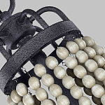 Люстра с 6-ю лампами и кремовыми деревянными бусинами Feiss варинант исполнения - 6 | Loft Concept в Ульяновске