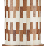 Настольная лампа с узором вдоль колоннообразного основания Brick Surface варинант исполнения - 1 | Loft Concept в Ульяновске