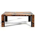 Кофейный Стол River in Autumn Elm Resin Coffee Table варинант исполнения - 3 | Loft Concept в Ульяновске