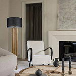 Настольная лампа с металлиеским черным трубчатым основанием Fulgurite варинант исполнения - 4 | Loft Concept в Ульяновске