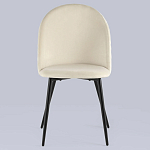 Мягкий стул в бежевом велюре Miruna Chair варинант исполнения - 3 | Loft Concept в Ульяновске