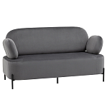 Диван в велюровой обивке серого цвета COLOR BLOCK варинант исполнения - 1 | Loft Concept в Ульяновске