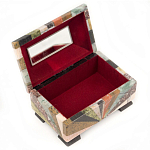 Шкатулка из натурального камня змеевик Stone Casket варинант исполнения - 3 | Loft Concept в Ульяновске