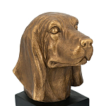 Держатель для книг с бронзовыми фигурками головы собаки Dog Elegance  варинант исполнения - 4 | Loft Concept в Ульяновске