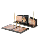 Настольный письменный набор из розового мрамора Marble Accessory варинант исполнения - 2 | Loft Concept в Ульяновске
