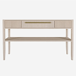 Дизайнерская Консоль с полкой и ящиком Primo Светлый дуб варинант исполнения - 7 | Loft Concept в Ульяновске