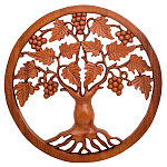 Панно из дерева Osier Panel With Trees варинант исполнения - 1 | Loft Concept в Ульяновске