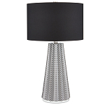 Настольная лампа с черно-белым узором Wavy Stripes варинант исполнения - 2 | Loft Concept в Ульяновске