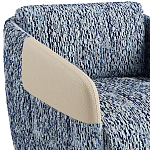 Дизайнерское Кресло William с кожаными подлокотниками  варинант исполнения - 3 | Loft Concept в Ульяновске