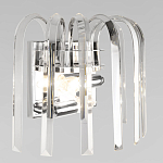 Бра цвета никель с изогнутыми хрустальными элементами Radiant Ribbons варинант исполнения - 4 | Loft Concept в Ульяновске