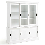 Витрина из массива сосны Cobbett White Wood Showcase варинант исполнения - 3 | Loft Concept в Ульяновске