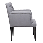 Кресло Addison Chic Armchair grey flax варинант исполнения - 2 | Loft Concept в Ульяновске