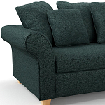 Мебельная ткань Шенилл темно-зеленый цвет 138 см T4-39 варинант исполнения - 5 | Loft Concept в Ульяновске