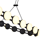 Люстра овальная с круглыми светодиодными источниками света Maxine Light варинант исполнения - 13 | Loft Concept в Ульяновске