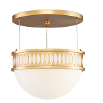 Подвесной светильник с фактурным золотым каркасом Exceptional Classic Design варинант исполнения - 3 | Loft Concept в Ульяновске