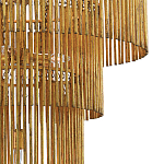 Люстра трёхъярусная золотого цвета Metal Tentacles варинант исполнения - 2 | Loft Concept в Ульяновске