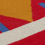 Плед хлопковый по мотивам чувашских орнаментов Ural and Siberian Patterns варинант исполнения - 4 | Loft Concept в Ульяновске