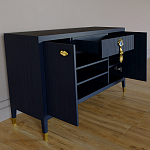 Комод-буфет Elsa Dreams Blue с открытыми полками   варинант исполнения - 6 | Loft Concept в Ульяновске