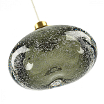 Подвесной светильник с прозрачным стеклянным плафоном округлой формы Effervia  варинант исполнения - 15 | Loft Concept в Ульяновске