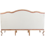 Трехместный диван из массива бука бежевый с растительным орнаментом Raffael Renaissance Beige Sofa варинант исполнения - 2 | Loft Concept в Ульяновске