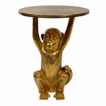 Столик с подстольем в виде обезьянки Bombay Gold варинант исполнения - 2 | Loft Concept в Ульяновске