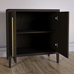 Современный Буфет Primo с 2 дверцами Темный орех варинант исполнения - 3 | Loft Concept в Ульяновске