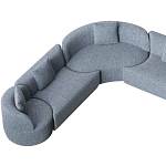 Угловой модульный диван Calypso с поворотным механизмом  варинант исполнения - 8 | Loft Concept в Ульяновске