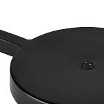 Настольная лампа с черным каркасом и белым тканевым абажуром в форме конуса Stylish Solution варинант исполнения - 2 | Loft Concept в Ульяновске