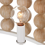 Люстра в форме цилиндра с вставками из деревянных бусин Wooden Beads варинант исполнения - 4 | Loft Concept в Ульяновске