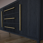 Буфет Primo с тремя ящиками и двумя фасадами Черный дуб варинант исполнения - 7 | Loft Concept в Ульяновске