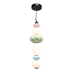 Подвесной светильник фигурный с керамическими элементами 24W LED Fragrant Light варинант исполнения - 4 | Loft Concept в Ульяновске