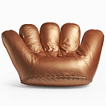 Дизайнерское кожаное кресло в форме руки Poltronova Joe Gold  Armchair варинант исполнения - 1 | Loft Concept в Ульяновске