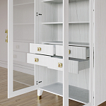 Дизайнерский шкаф витрина Elsa Dreams White с 4-мя ящиками варинант исполнения - 8 | Loft Concept в Ульяновске