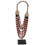 Этническое длинное ожерелье из бус и ракушек Aboriginal Long Necklace варинант исполнения - 1 | Loft Concept в Ульяновске