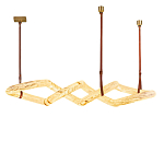 Люстра подвесная с фигурным светодиодным плафоном Calcite Figural Light варинант исполнения - 3 | Loft Concept в Ульяновске