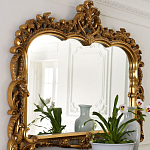 Зеркало настенное в ажурной раме в стиле барокко Ornate Ornaments варинант исполнения - 1 | Loft Concept в Ульяновске