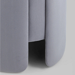 Пуф Alice Poof Grey Серый велюр варинант исполнения - 3 | Loft Concept в Ульяновске