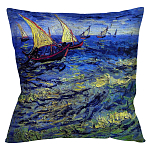 Подушка декоративная Корабли Impressionism in Art варинант исполнения - 1 | Loft Concept в Ульяновске