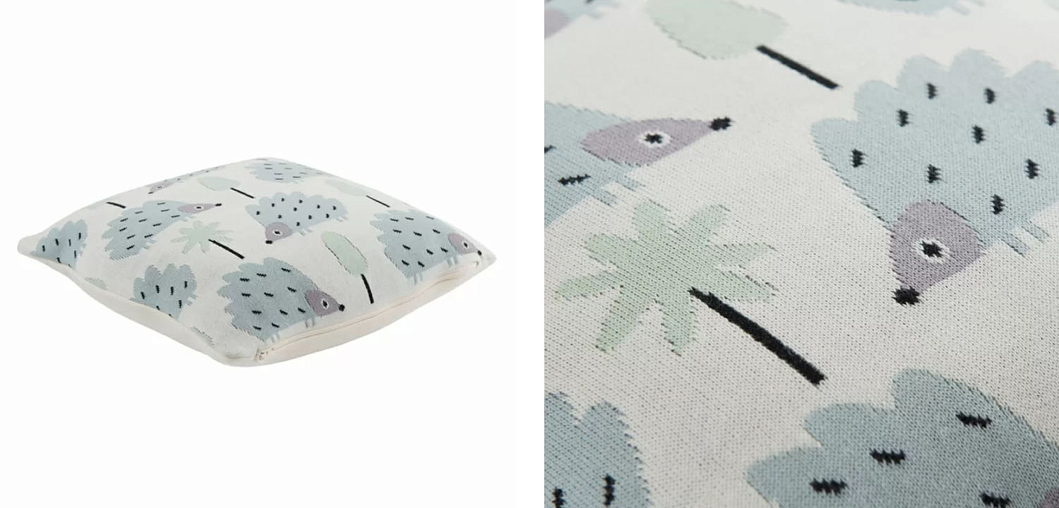 Подушка Blue Hedgehogs Подушка Blue Hedgehogs - Loft-Concept в Ульяновске